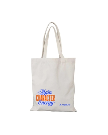 Main Character Energy Tote Bag - White